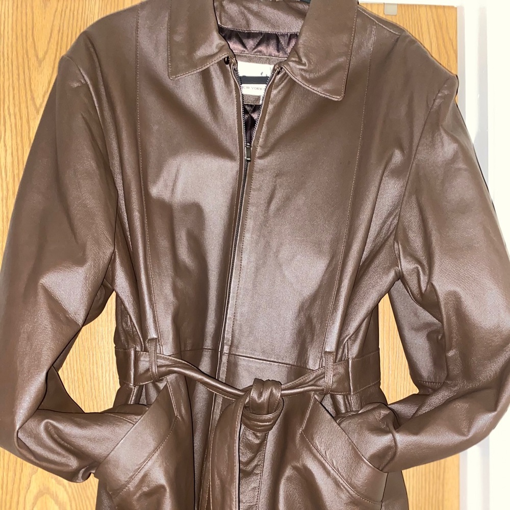 Plus Size New York Milan Paris Leather Jacket